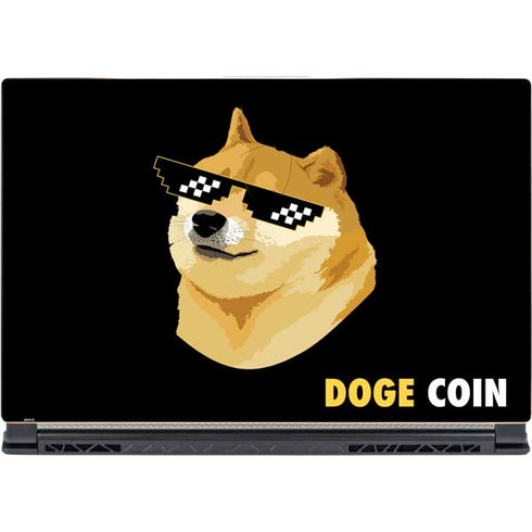 Doge Coin Crypto MSI GS65 Stealth Laptop Skin