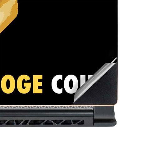 Doge Coin Crypto MSI GS65 Stealth Laptop Skin