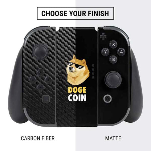Doge Coin Crypto Nintendo Switch Bundle Skin