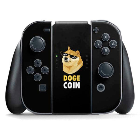 Doge Coin Crypto Nintendo Switch (2017-2021) Joy-Con Controller Skin
