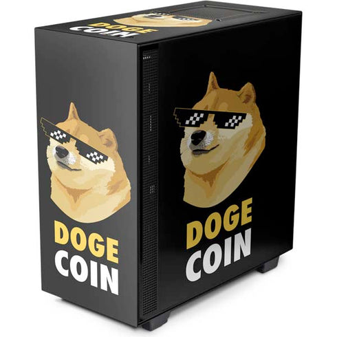 Doge Coin Crypto NZXT H510 Compact ATX Mid-Tower Case Skin