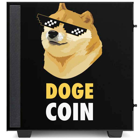 Doge Coin Crypto NZXT H510 Compact ATX Mid-Tower Case Skin