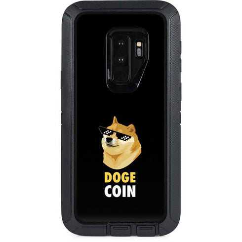 Doge Coin Crypto Otterbox Defender Galaxy Skin