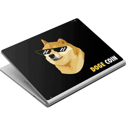 Doge Coin Crypto Surface Book Skin