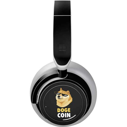 Doge Coin Crypto Surface Headphones Skin