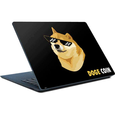 Doge Coin Crypto Surface Laptop Skin