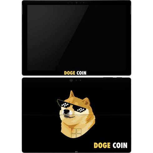 Doge Coin Crypto Surface Pro 6 Skin