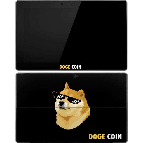 Doge Coin Crypto Surface Pro Tablet Skin