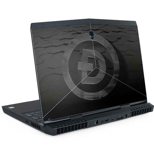 Doge Coin Textured Logo Dell Alienware Skin