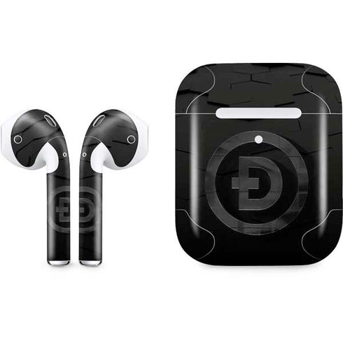 Doge Coin Textured Logo Apple AirPods 2 Skin