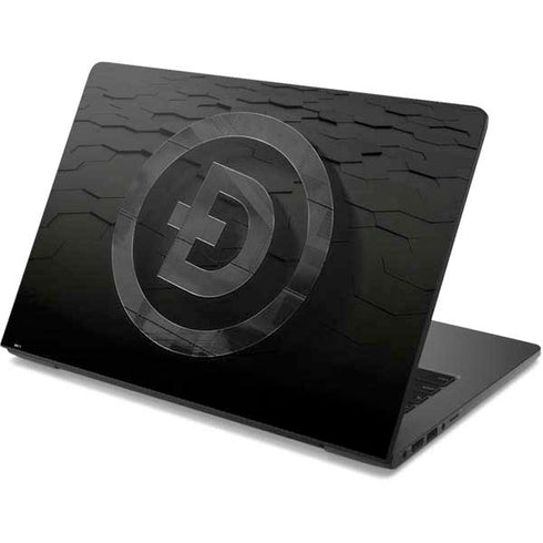 Doge Coin Textured Logo Dell Chromebook Skin