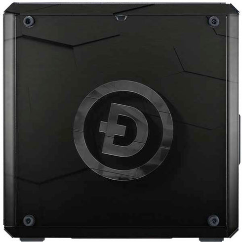 Doge Coin Textured Logo Cooler Master MasterBox Q300L Mini Tower Skin