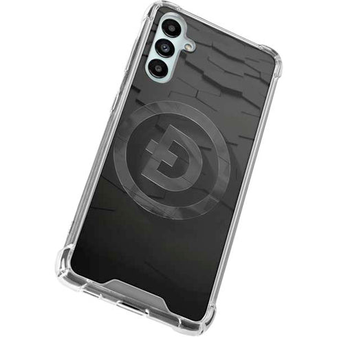 Doge Coin Textured Logo Galaxy A14 5G Clear Case
