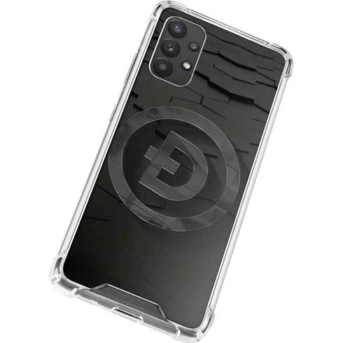 Doge Coin Textured Logo Galaxy A32 5G Clear Case