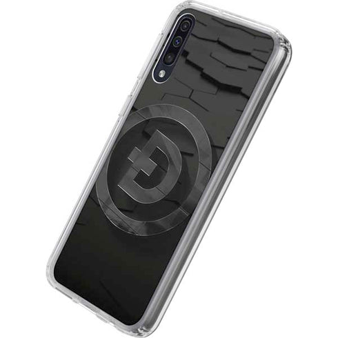 Doge Coin Textured Logo Galaxy A50 Clear Case