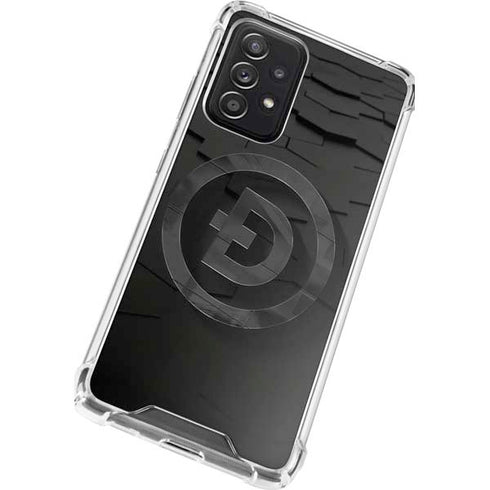 Doge Coin Textured Logo Galaxy A52 5G Clear Case