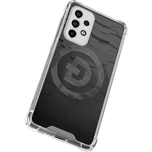 Doge Coin Textured Logo Galaxy A53 5G Clear Case