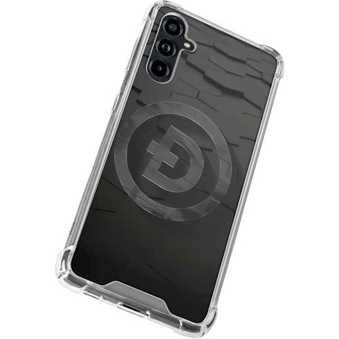Doge Coin Textured Logo Galaxy A54 5G Clear Case