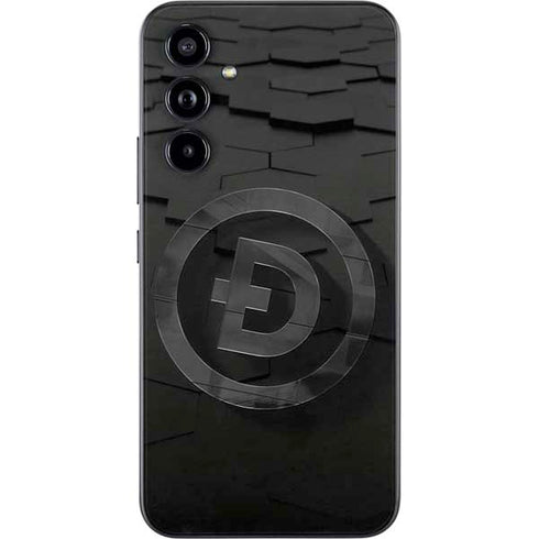 Doge Coin Textured Logo Galaxy A54 5G Skin