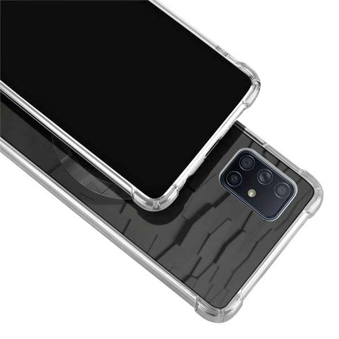 Doge Coin Textured Logo Galaxy A71 5G Clear Case