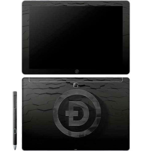 Doge Coin Textured Logo Galaxy Book 12in Skin