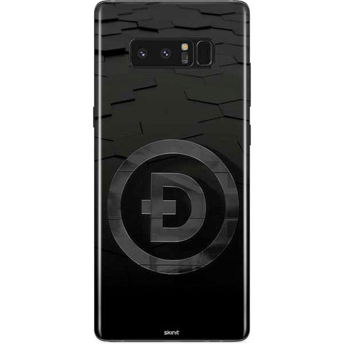 Doge Coin Textured Logo Galaxy Note 8 Skin