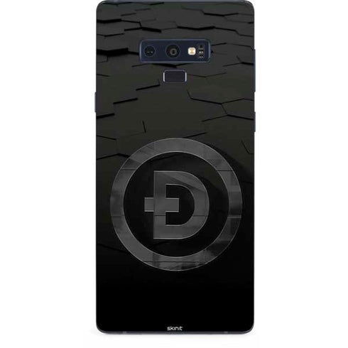 Doge Coin Textured Logo Galaxy Note 9 Skin