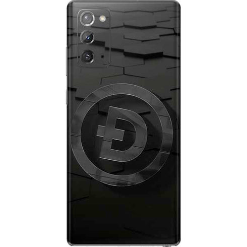 Doge Coin Textured Logo Galaxy Note20 5G Skin