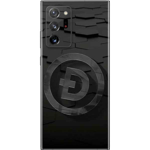 Doge Coin Textured Logo Galaxy Note20 Ultra 5G Skin