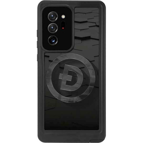 Doge Coin Textured Logo Galaxy Note20 Ultra 5G Waterproof Case