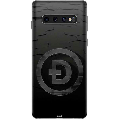 Doge Coin Textured Logo Galaxy S10 Skin