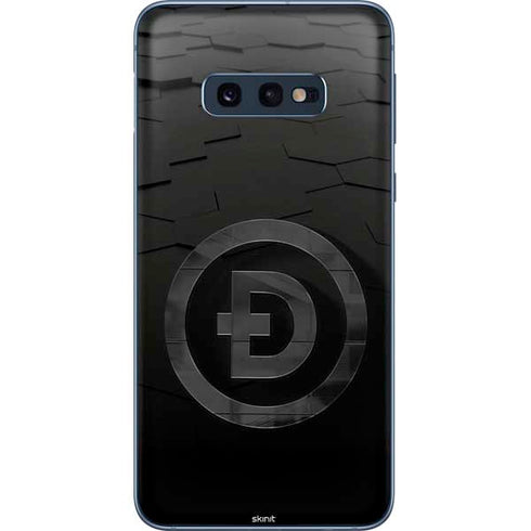 Doge Coin Textured Logo Galaxy S10e Skin