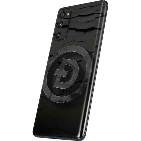 Doge Coin Textured Logo Galaxy S20 Fan Edition Skin