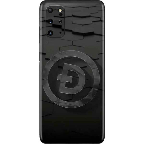 Doge Coin Textured Logo Galaxy S20 Plus Skin