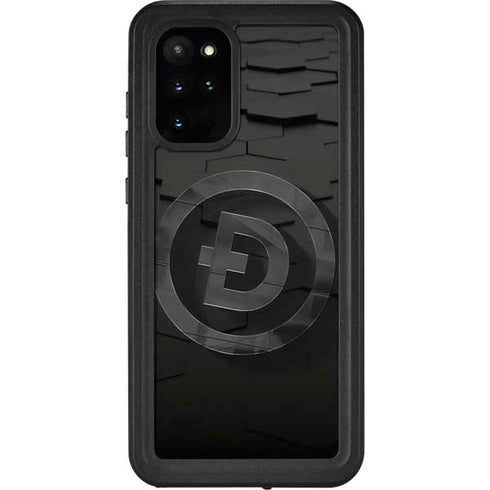 Doge Coin Textured Logo Galaxy S20 Plus Waterproof Case