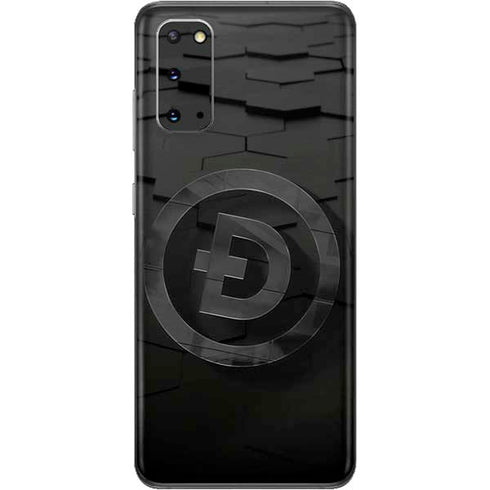 Doge Coin Textured Logo Galaxy S20 Skin