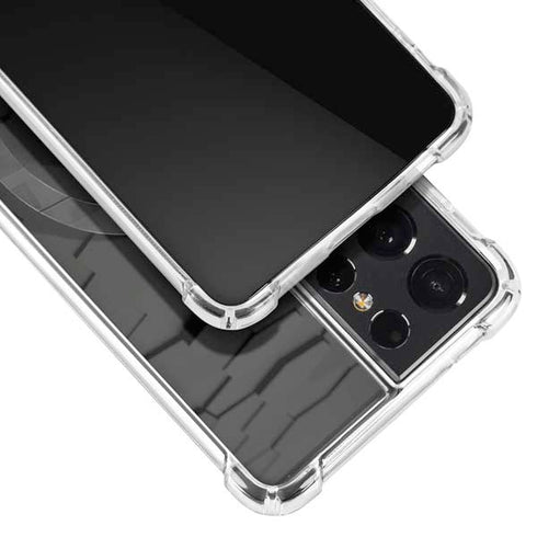 Doge Coin Textured Logo Galaxy S21 Ultra 5G Clear Case
