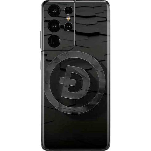 Doge Coin Textured Logo Galaxy S21 Ultra 5G Skin