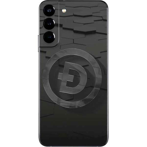 Doge Coin Textured Logo Galaxy S22 Plus Skin