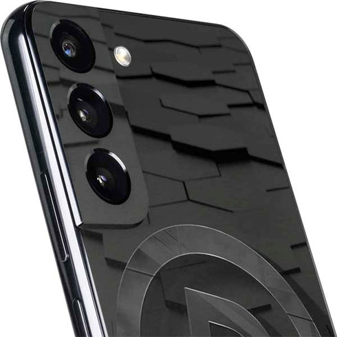 Doge Coin Textured Logo Galaxy S22 Plus Skin