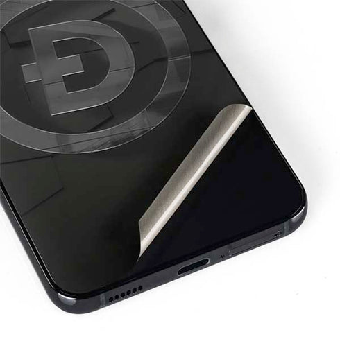 Doge Coin Textured Logo Galaxy S22 Plus Skin