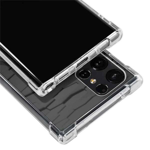 Doge Coin Textured Logo Galaxy S22 Ultra Clear Case