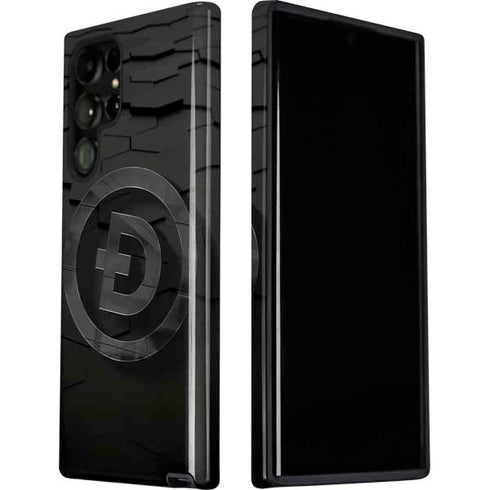 Doge Coin Textured Logo Galaxy S22 Ultra Pro Case