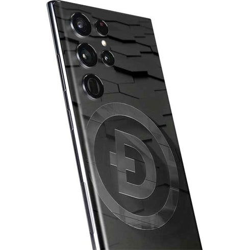 Doge Coin Textured Logo Galaxy S22 Ultra Skin