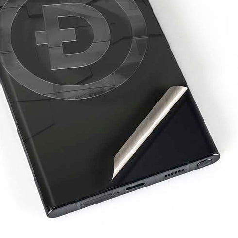 Doge Coin Textured Logo Galaxy S22 Ultra Skin