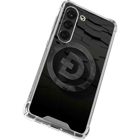 Doge Coin Textured Logo Galaxy S23 Clear Case