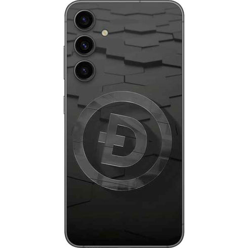 Doge Coin Textured Logo Galaxy S23 FE Skin
