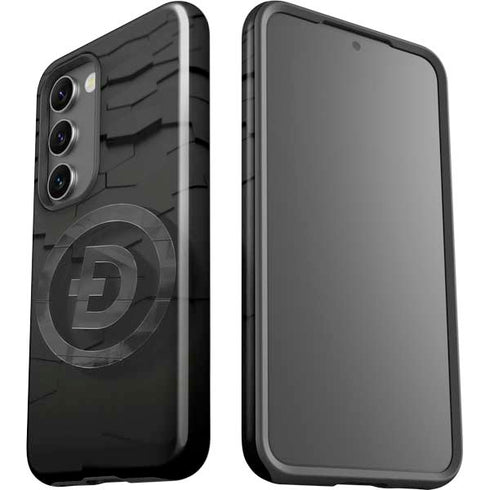 Doge Coin Textured Logo Galaxy S23 Plus Pro Case