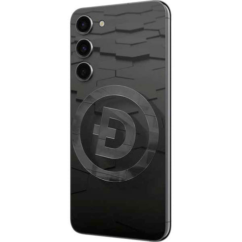 Doge Coin Textured Logo Galaxy S23 Plus Skin