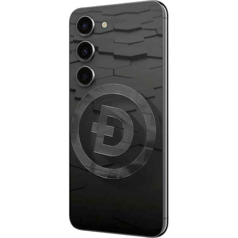 Doge Coin Textured Logo Galaxy S23 Skin